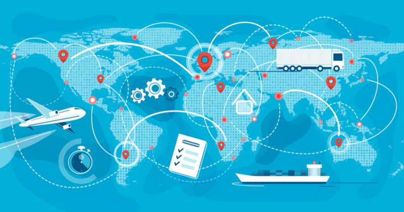 Global Supply Chain Cartoon Courtesy DHL